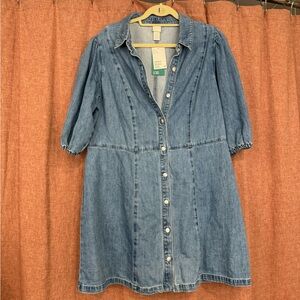 H&M denim dress, size XL